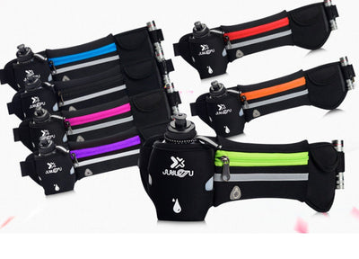 New men's outdoor sports bottle pockets Women's multi-function running mobile phone pockets null