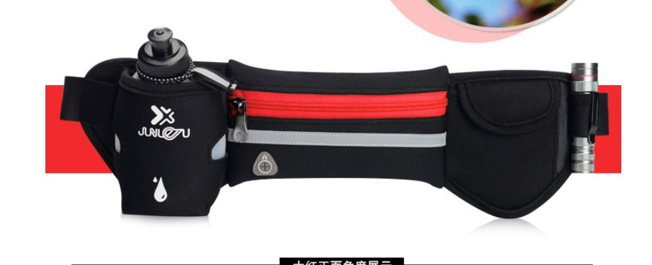New men's outdoor sports bottle pockets Women's multi-function running mobile phone pockets null