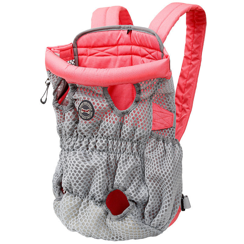 Pet Carrier Backpack Outdoor Travel Mesh Breathable Shoulder Bags null