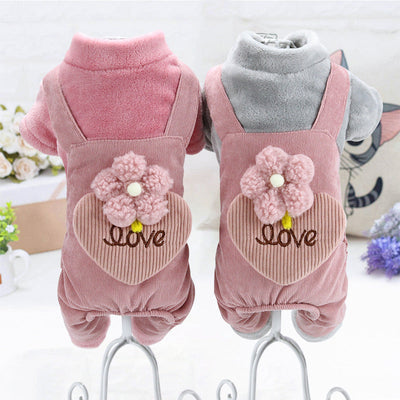 Teddy Bichon Pomeranian Chihuahua Plush Cotton Coat null
