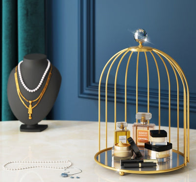 Dressing table perfume rack null