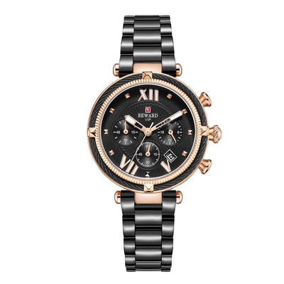 REWARD six-pin waterproof quartz watch