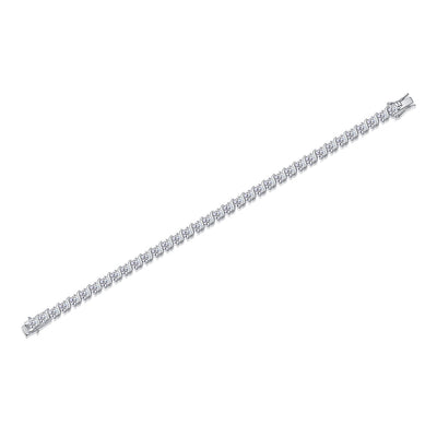 Light Luxury High-grade Fashion 925 Silver Horoscope Buckle Full Inlaid Bracelet