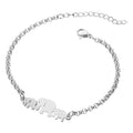 Stainless steel Xingyue bracelet with intricate design, showcasing a sleek, modern accessory on a neutral background.