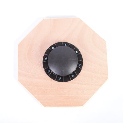 Wooden Octagonal Balance Trainer Board Twist Board Workout Balance Training  Sport Yoga Fitness Tool null