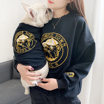 Pet Dog Spring Autumn Clothes for Small Dogs French Bulldog Embroidery Pattern Sweater Chihuahua Clothing Pug Costume Yorkie null