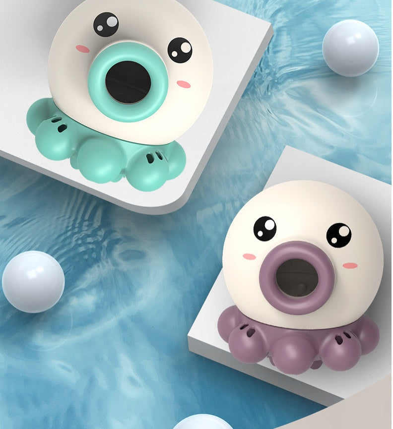 Octopus Fountain Bath Toy Water Jet Rotating Shower Bathroom Toy Summer Water Toys Sprinkler Beach Toys Kids Water Toys null