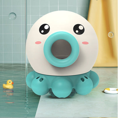 Octopus Fountain Bath Toy Water Jet Rotating Shower Bathroom Toy Summer Water Toys Sprinkler Beach Toys Kids Water Toys null