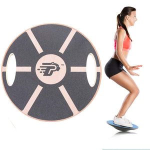 Wooden Octagonal Balance Trainer Board Twist Board Workout Balance Training  Sport Yoga Fitness Tool null