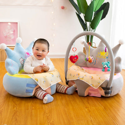 Baby Sofa Support Seat Cover Washable Toddlers Learning To Sit Plush Chair null