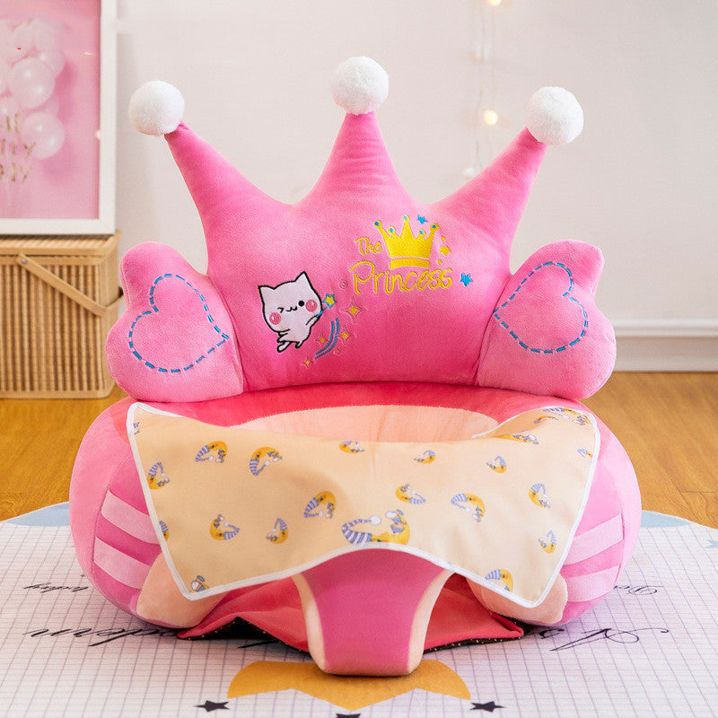 Baby Sofa Support Seat Cover Washable Toddlers Learning To Sit Plush Chair null