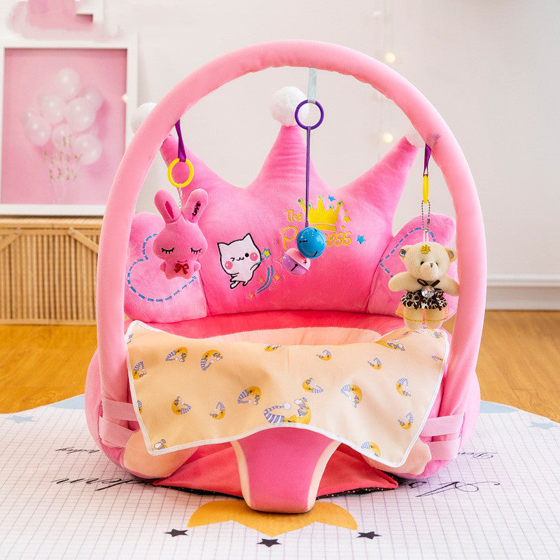 Baby Sofa Support Seat Cover Washable Toddlers Learning To Sit Plush Chair null