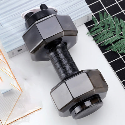 Fitness Dumbbell Cup Creative Sports Water Bottle Men null