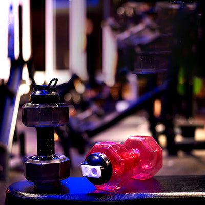 Fitness Dumbbell Cup Creative Sports Water Bottle Men null