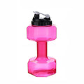 Fitness Dumbbell Cup Creative Sports Water Bottle Men null