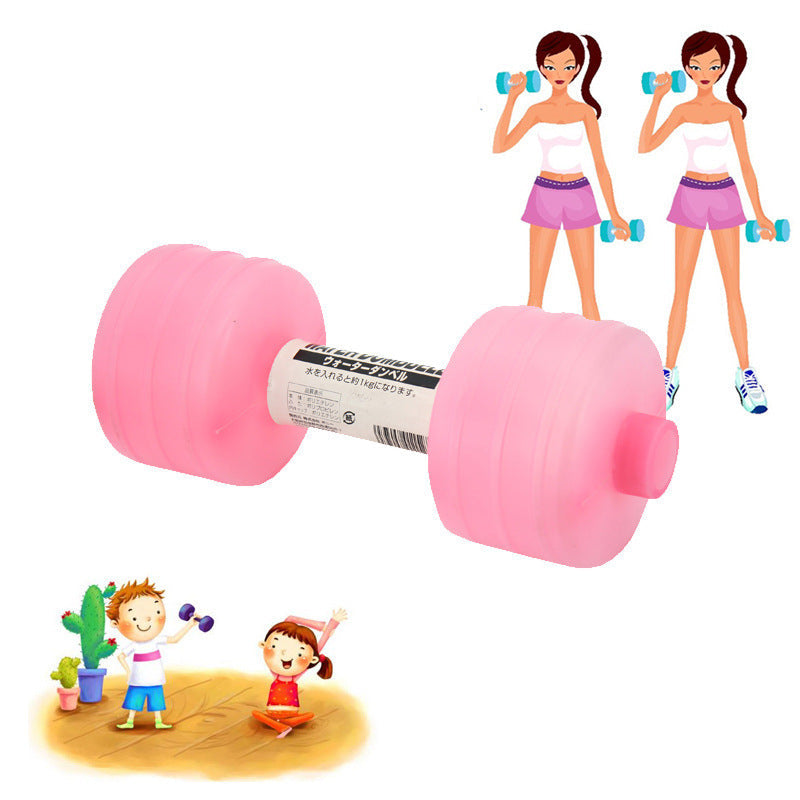 Body Building Water Dumbbell Weight Dumbbells Slimming Fitness Gym Equipment Yoga for Training Sport Plastic Bottle Exercise null