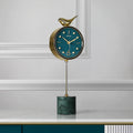 Nordic Marble Table Clock Ornaments Art Deco Table Clock Living Room Home Fashion Pendulum Table Clock Simple And Modern null