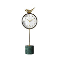 Nordic Marble Table Clock Ornaments Art Deco Table Clock Living Room Home Fashion Pendulum Table Clock Simple And Modern null