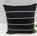 Simple Luxury Striped Velvet Pillow Cover Pillow Cushion Cover Pillow Case Covers for Sofa Flannel Velvet Sofa Cushion Cover null