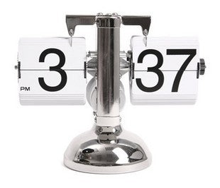 Flip Digital Clock Small Scale Table Clock Retro Flip Clock null
