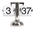 Flip Digital Clock Small Scale Table Clock Retro Flip Clock null