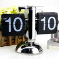 Flip Digital Clock Small Scale Table Clock Retro Flip Clock null