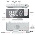 Fm Radio, Led Digital Smart Alarm Clock, Electronic Watch, Table Clock, Usb Alarm Clock With Projection Time, Snooze null
