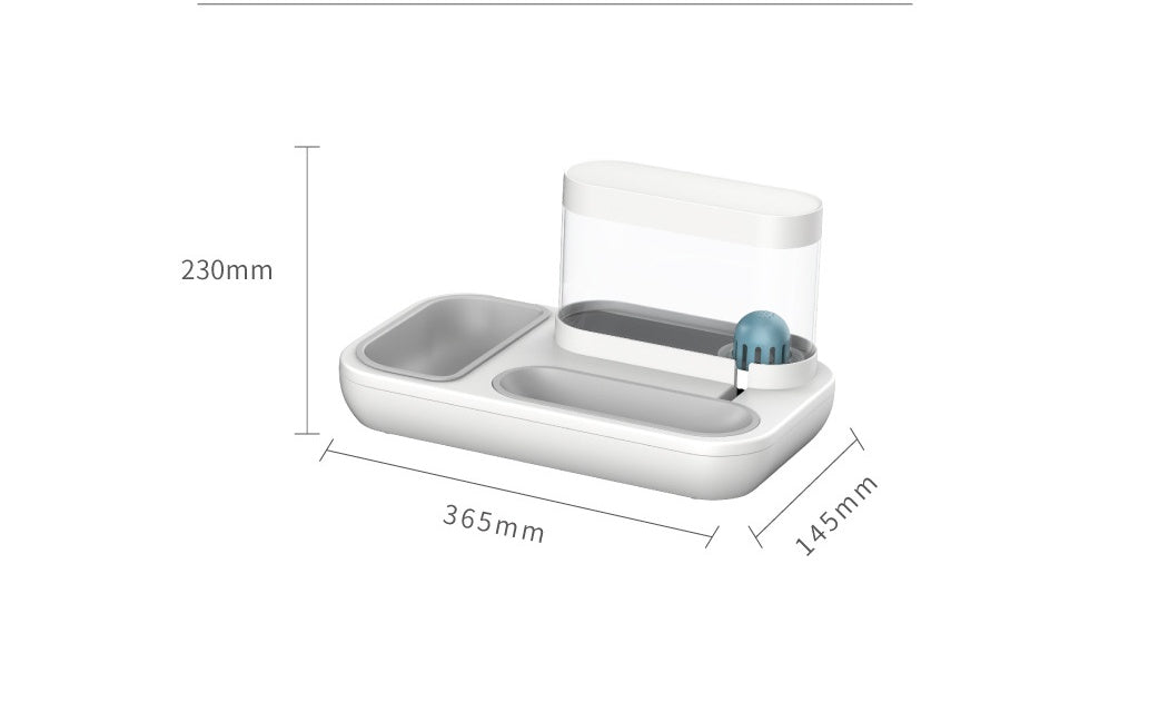 4 Style Pet Cat Bowl Dog for Cats Feeder Bowls Kitten Automatic Drinking Fountain 1.5L Capacity Puppy Feeding Waterer Products null
