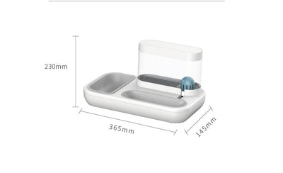 4 Style Pet Cat Bowl Dog for Cats Feeder Bowls Kitten Automatic Drinking Fountain 1.5L Capacity Puppy Feeding Waterer Products null