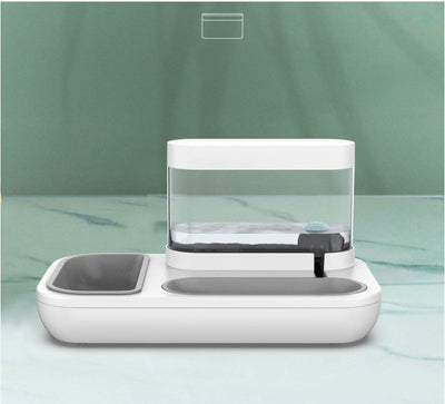 4 Style Pet Cat Bowl Dog for Cats Feeder Bowls Kitten Automatic Drinking Fountain 1.5L Capacity Puppy Feeding Waterer Products null
