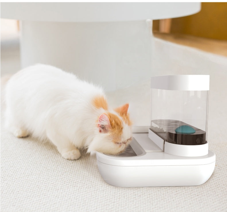 4 Style Pet Cat Bowl Dog for Cats Feeder Bowls Kitten Automatic Drinking Fountain 1.5L Capacity Puppy Feeding Waterer Products null