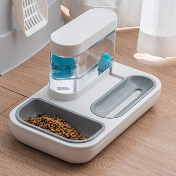 4 Style Pet Cat Bowl Dog for Cats Feeder Bowls Kitten Automatic Drinking Fountain 1.5L Capacity Puppy Feeding Waterer Products null