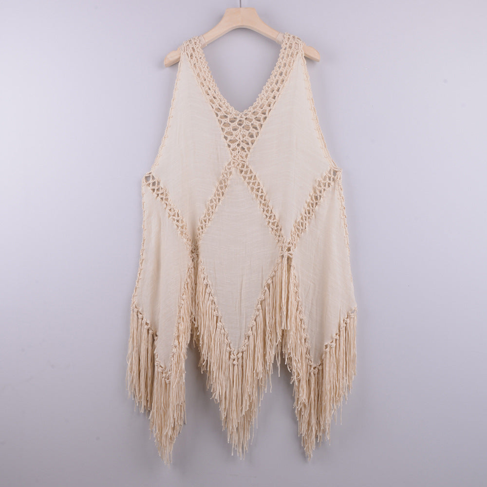 Bikini Cover Up Dress Sexy Bathing Suits Woman Swimsuit Coverups For Swimwear Summer Beach Wear Crochet Beachwear null
