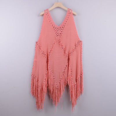 Bikini Cover Up Dress Sexy Bathing Suits Woman Swimsuit Coverups For Swimwear Summer Beach Wear Crochet Beachwear null