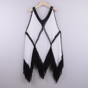 Bikini Cover Up Dress Sexy Bathing Suits Woman Swimsuit Coverups For Swimwear Summer Beach Wear Crochet Beachwear null
