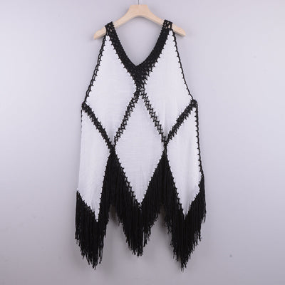 Bikini Cover Up Dress Sexy Bathing Suits Woman Swimsuit Coverups For Swimwear Summer Beach Wear Crochet Beachwear null