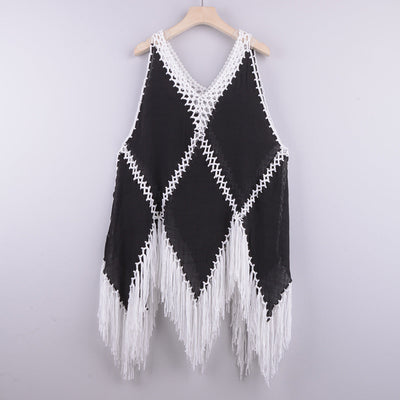 Bikini Cover Up Dress Sexy Bathing Suits Woman Swimsuit Coverups For Swimwear Summer Beach Wear Crochet Beachwear null