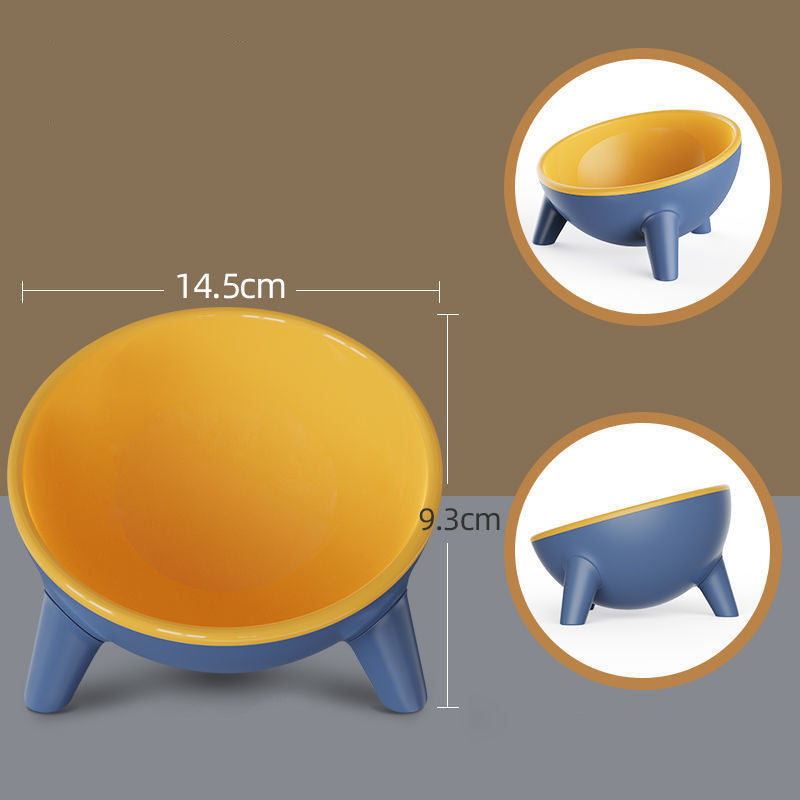 Cat Dog Bowl With Stand Pet Feeding Food Bowls Dogs Bunny Rabbit Nordic Color Feeder Product Supplies Pet Accessories null