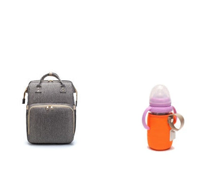 USB Charging Version Mommy Bed Backpack Folding Large Capacity Multi-function null