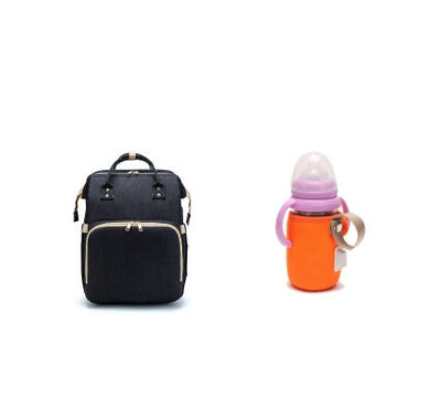 USB Charging Version Mommy Bed Backpack Folding Large Capacity Multi-function null