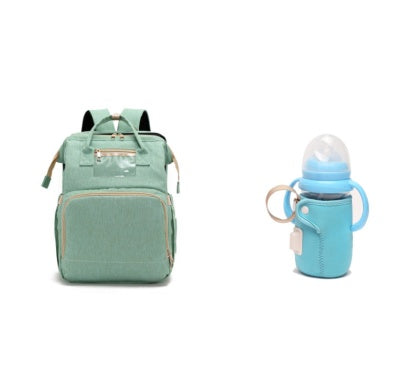 USB Charging Version Mommy Bed Backpack Folding Large Capacity Multi-function null