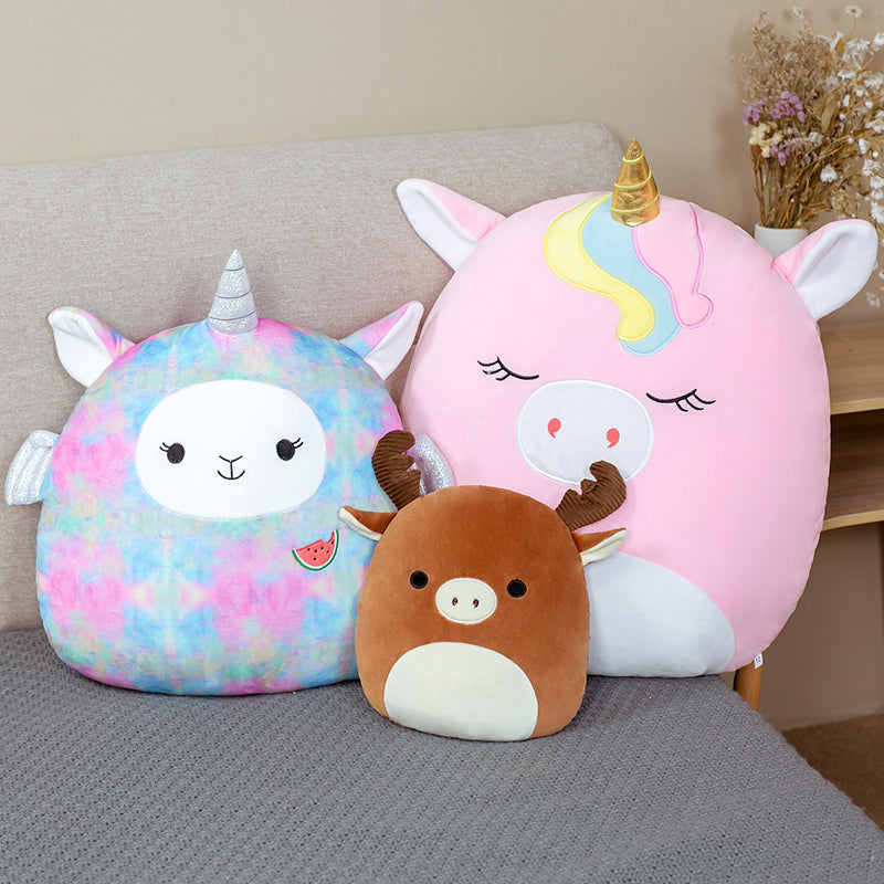 Jumbo Kawaii Marshmallow Plush Pillow