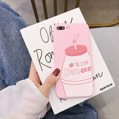 Strawberry milk phone case null