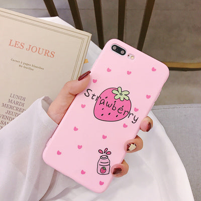 Strawberry milk phone case null