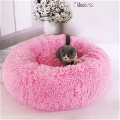 Round Long Hairy Autumn And Winter Nest Pad Cat Mattress null
