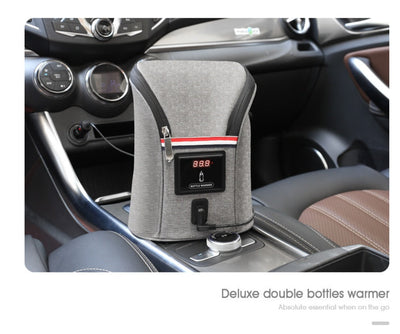 Car USB Baby Bottle Warmer Portable Travel Breast Milk Warmer null