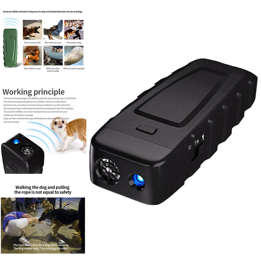 Ultrasonic Dog Training Barking Stopper Handheld Training Bark Control Device, Dog Bark Deterrent Device Pets Products null