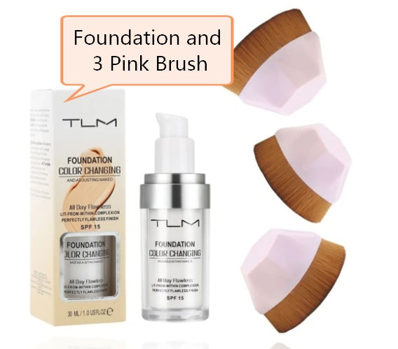 Temperature Liquid Foundation Concealer Portable Natural Color  Makeup Foundation BB Concealer null