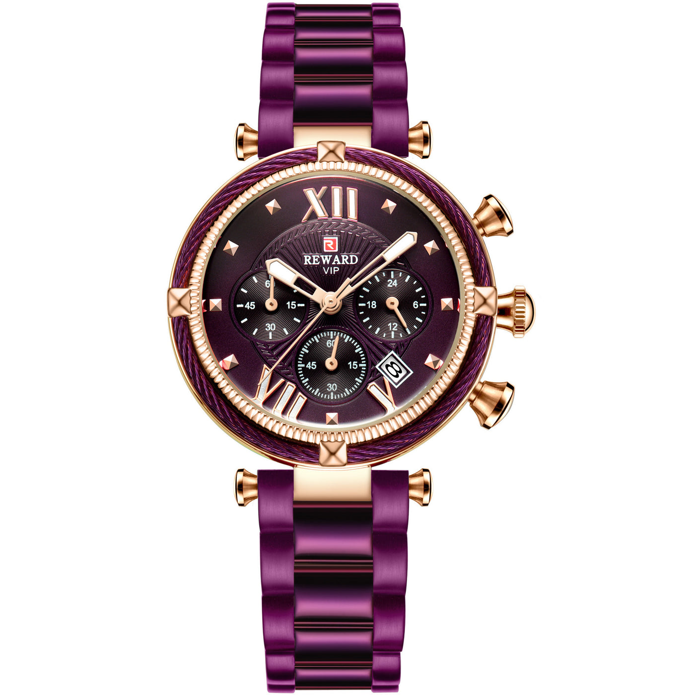 REWARD six-pin waterproof quartz watch