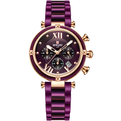 REWARD six-pin waterproof quartz watch